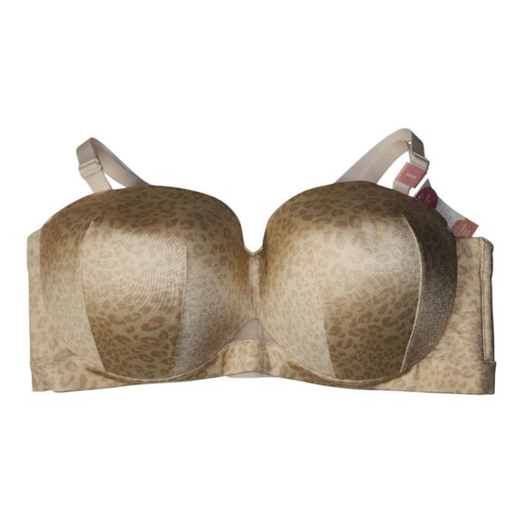 NEW Lane Bryant Cacique Bra 44DD Comfort Bliss Lightly Lined Multi-Way Strapless - Picture 4 of 8